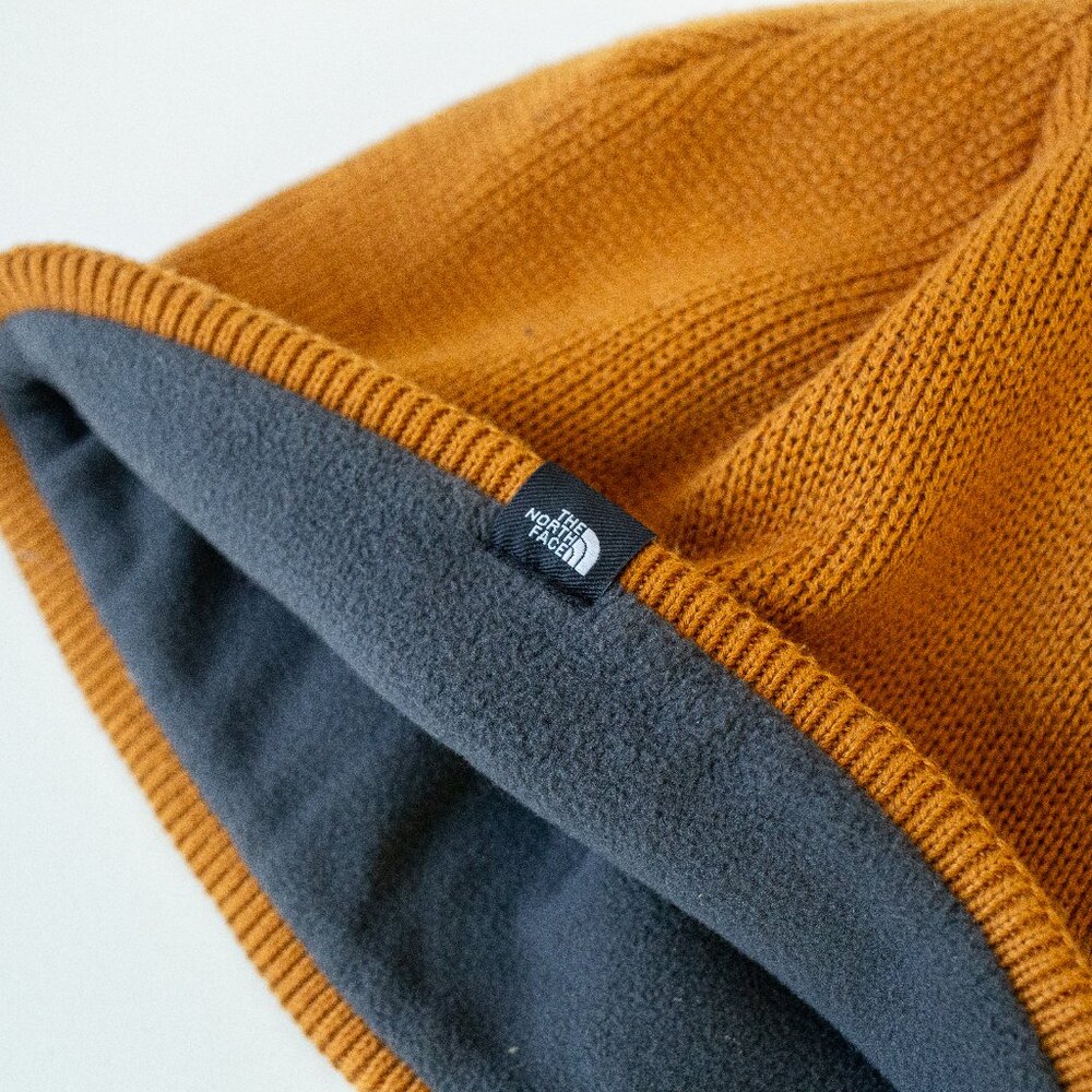 NWOT North Face Beanie in Mustard Yellow
